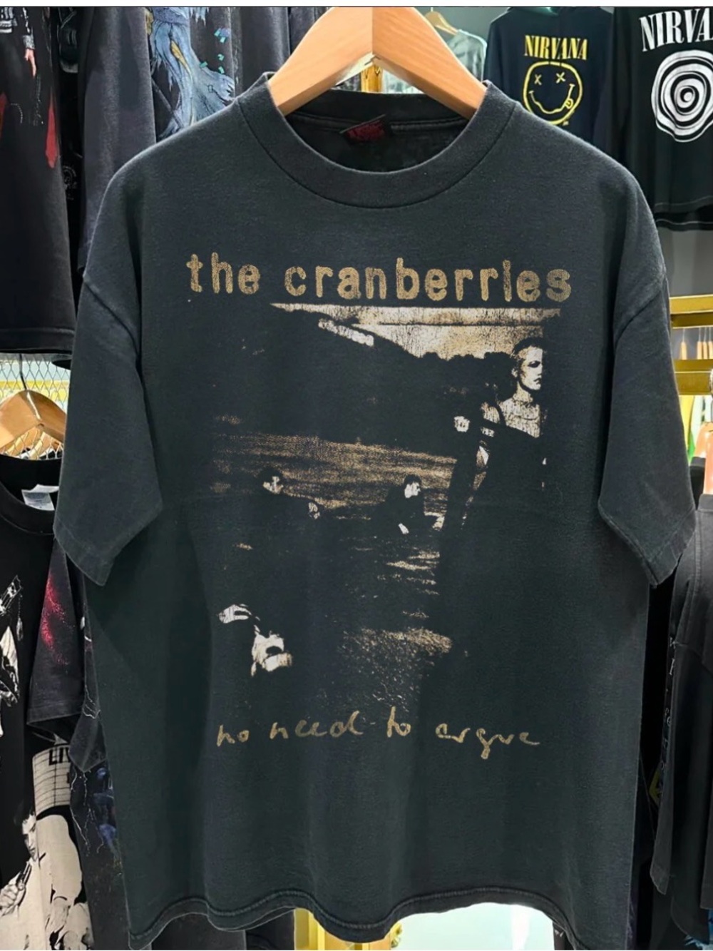 The Cranberries 'No Need to Argue' World Tour 95 Graphic Tee - Black